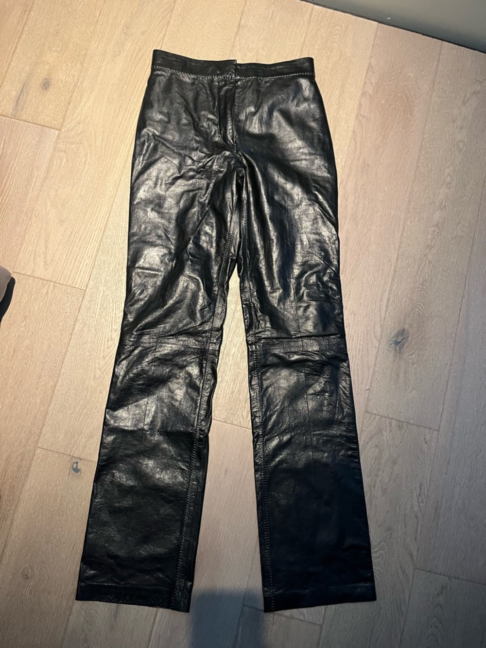 Acne Studios Flared Leather Pants
